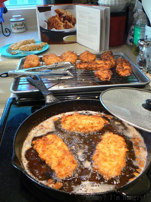 MIH Recipe Blog Potato Chip Chicken Tenders with a Honey Mustard